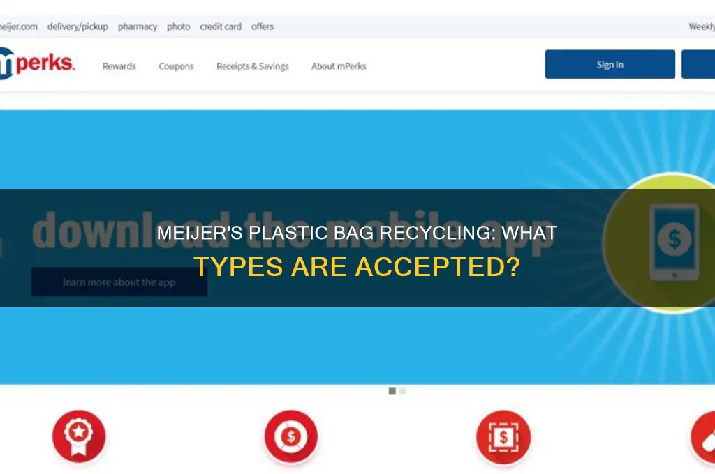 does meijer accept all plastic bags for recycling
