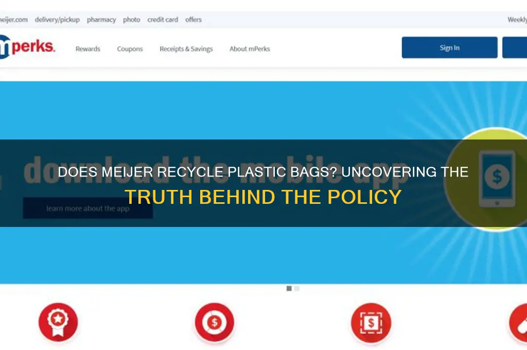 does meijer really recycle plastic bags