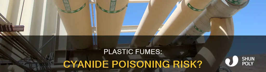 does melted plastic give off cyanide