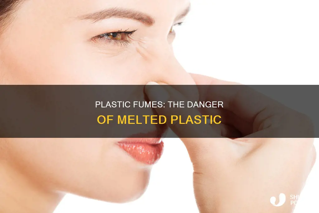 does melted plastic give off odar