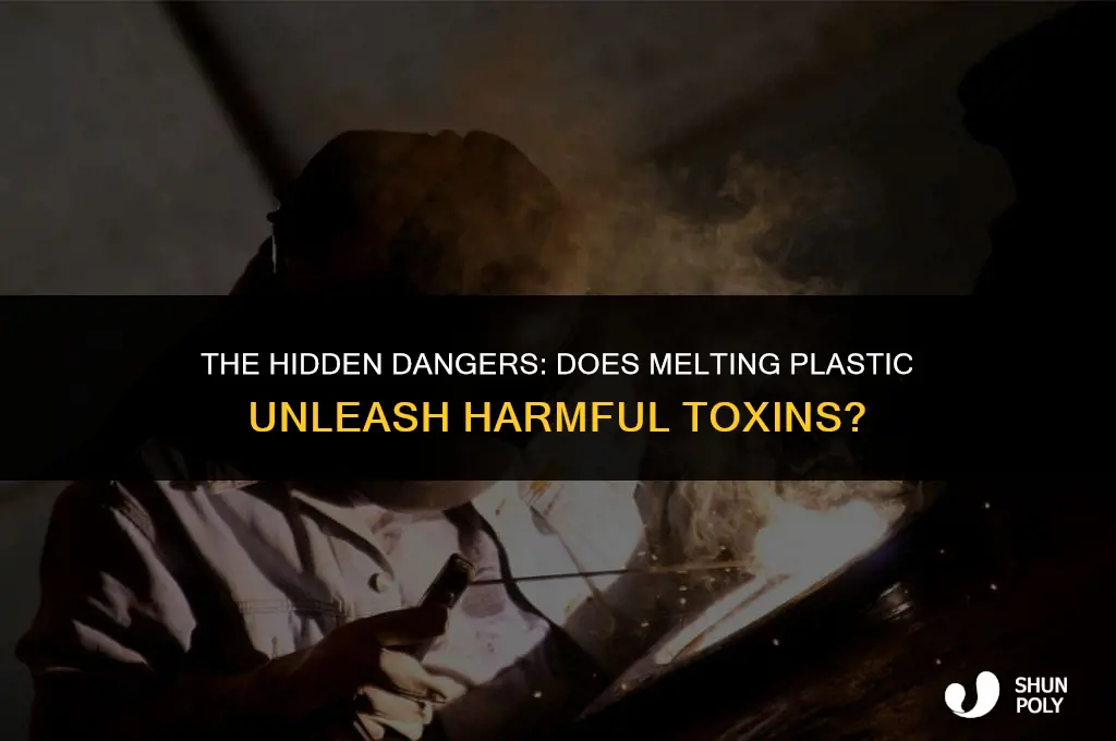 does melting plastic release toxins