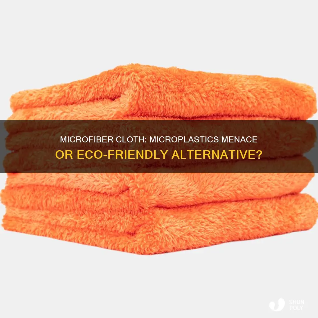 does microfiber cloth release micro plastic beads