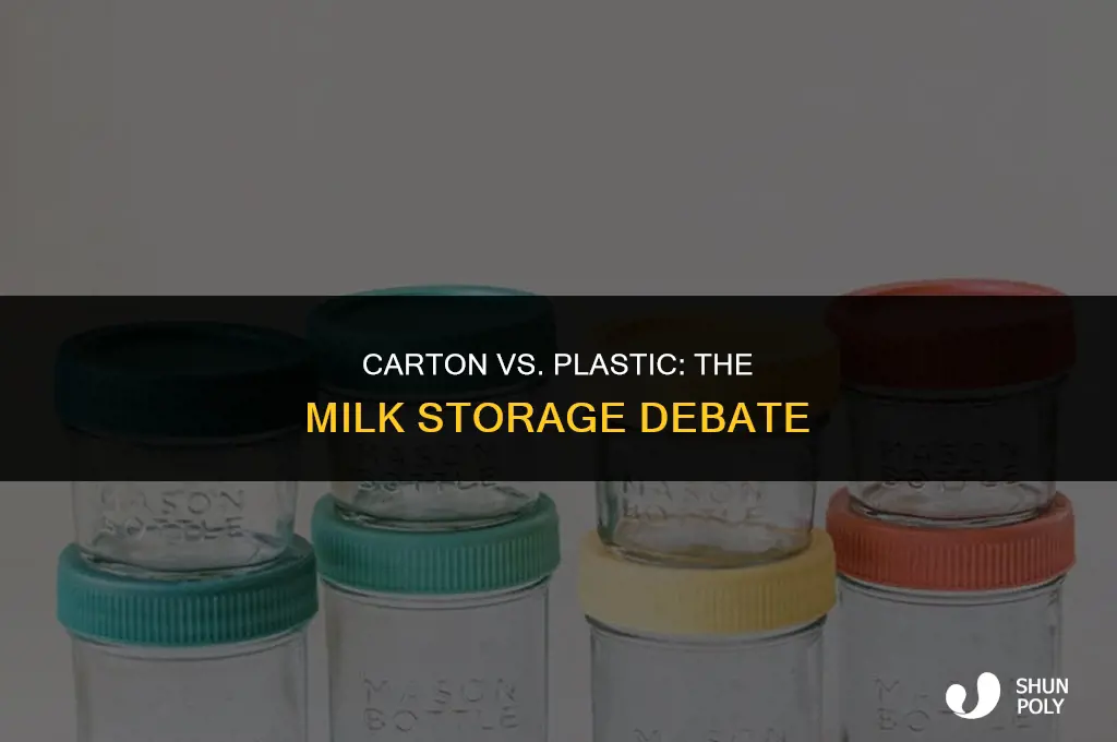 does milk last longer in a carton or plastic