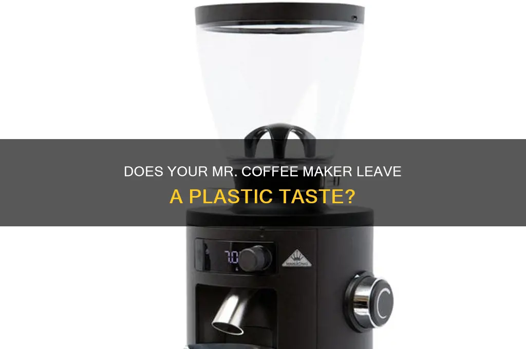 does mr coffee maker have a plastic taste