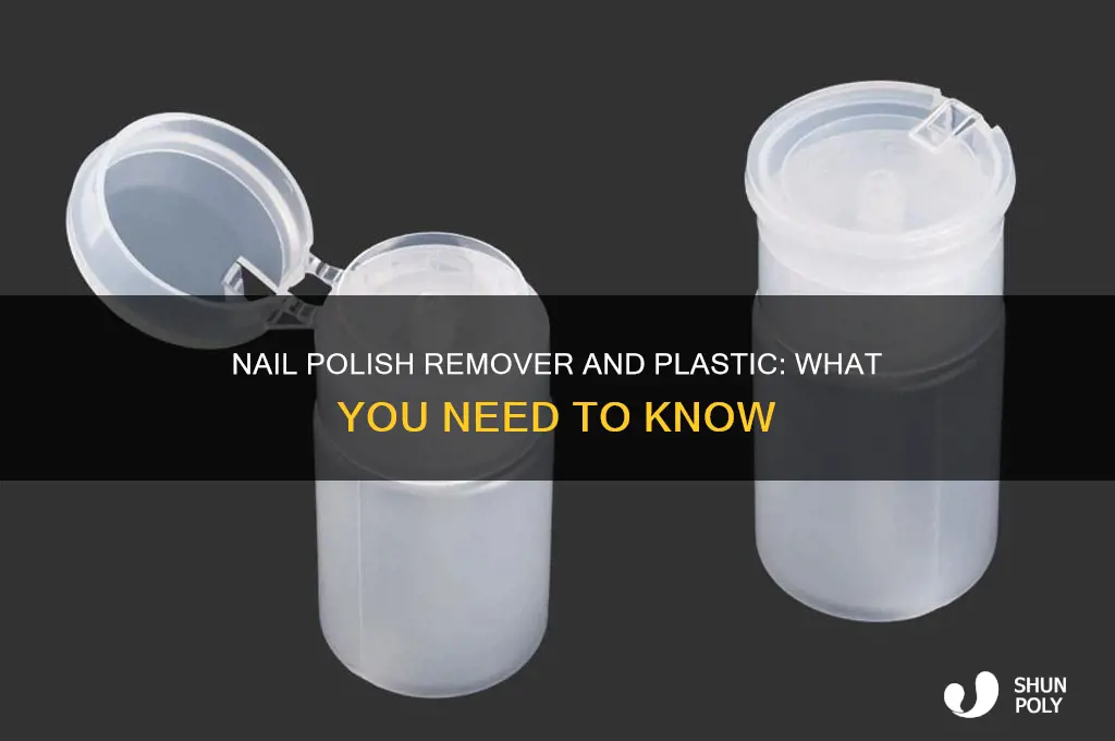 does nail polish remover eat plastic