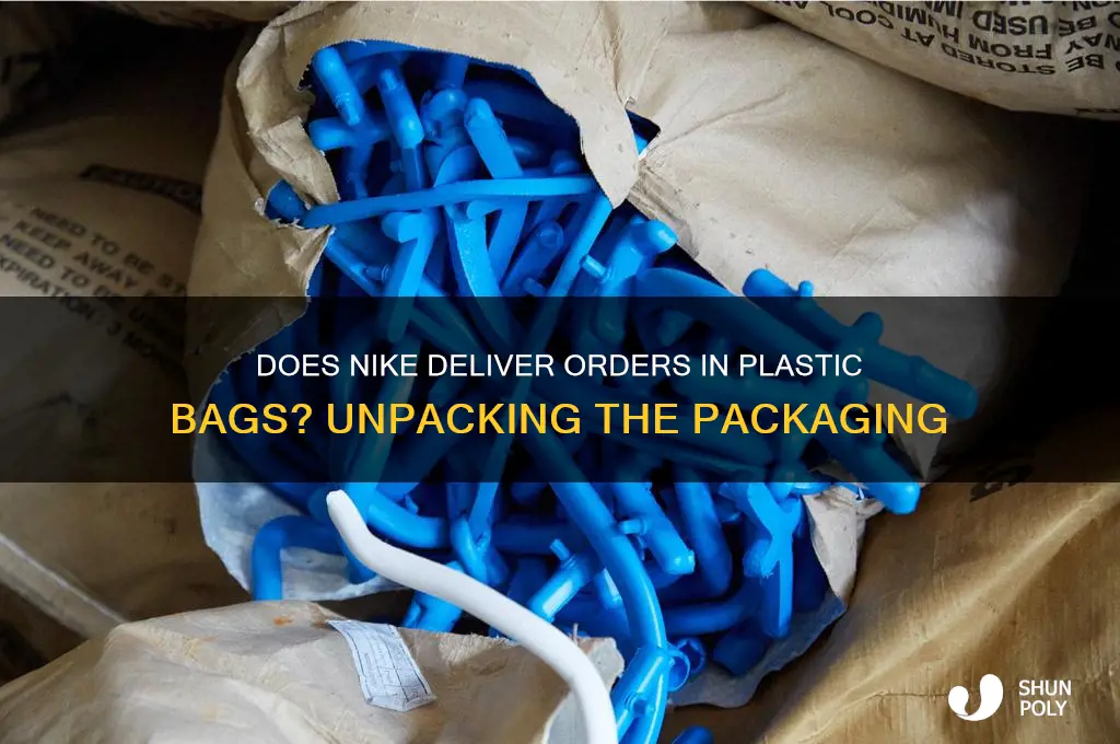 does nike order come in plastic bag