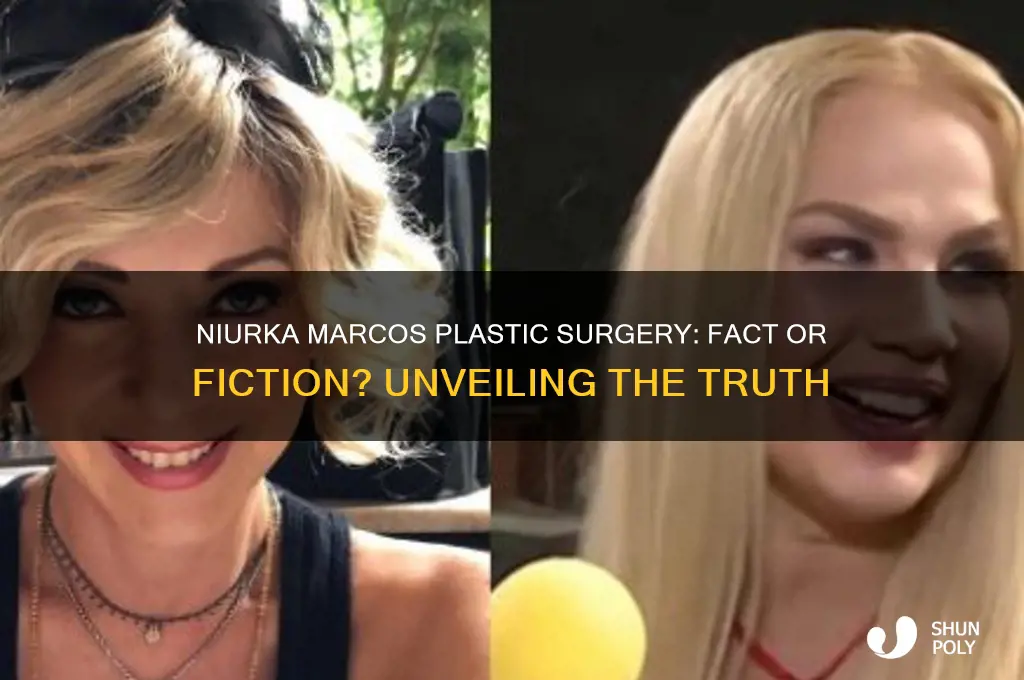 does niurka marcos have plastic surgery