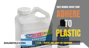 How Well Does House Paint Stick to Plastic?