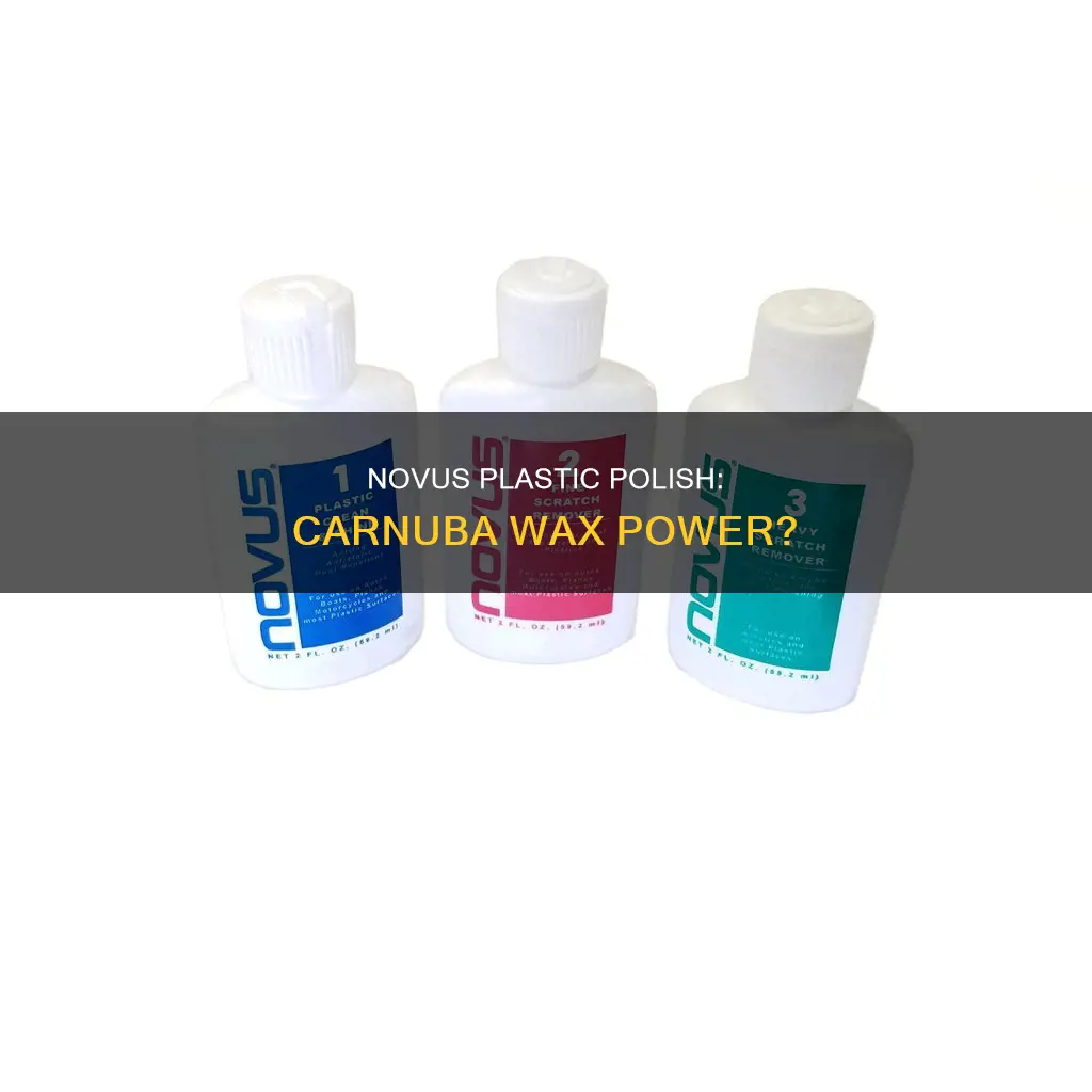 does novus plastic polish have carnuba wax