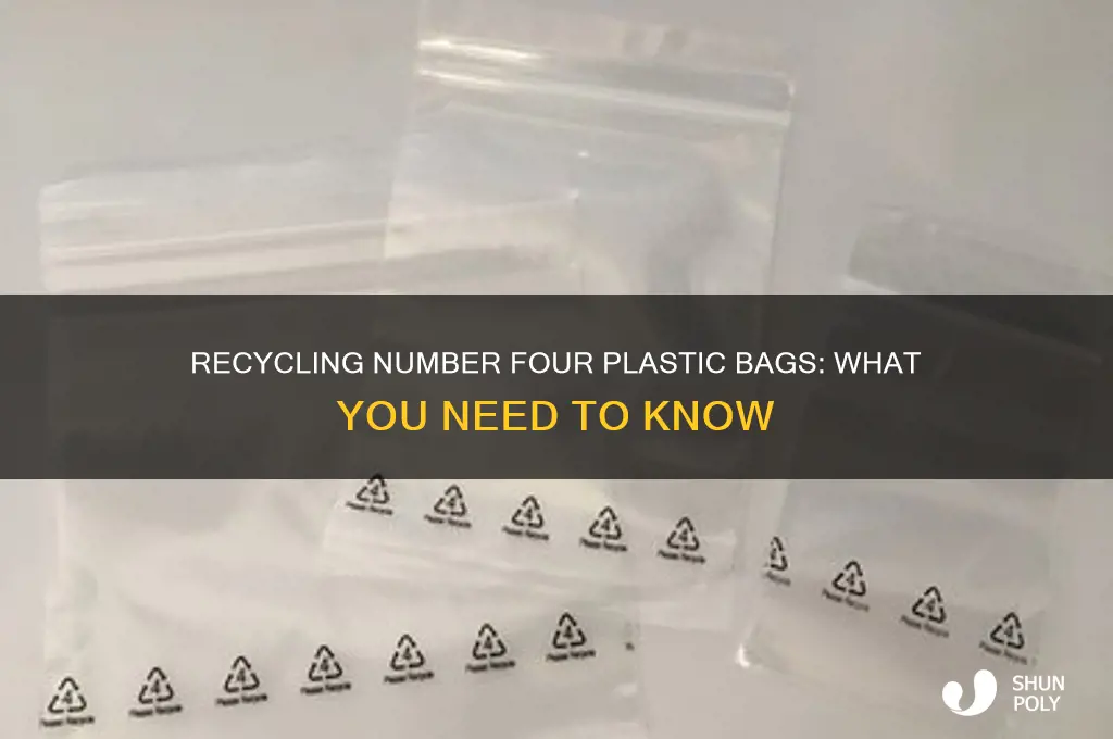 does number four plastic bags recycle