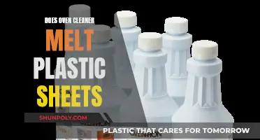 Oven Cleaner Efficacy on Plastic Sheets