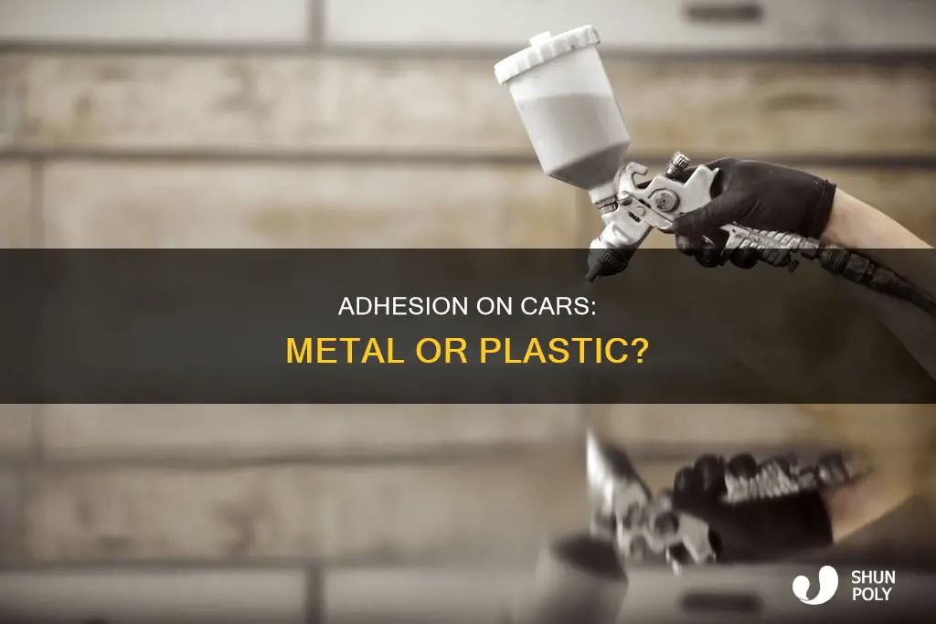 does paint adhere better to metal or plastic cars
