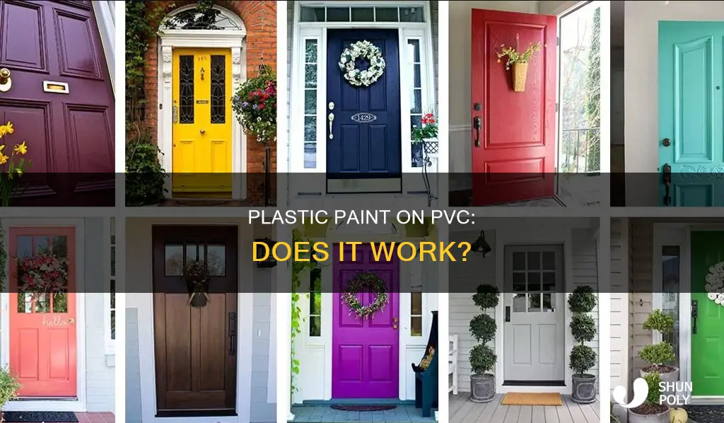 does paint for plastic work on pvc