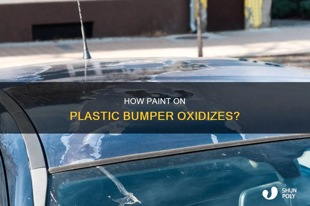 does paint on a plastic bumper oxidize