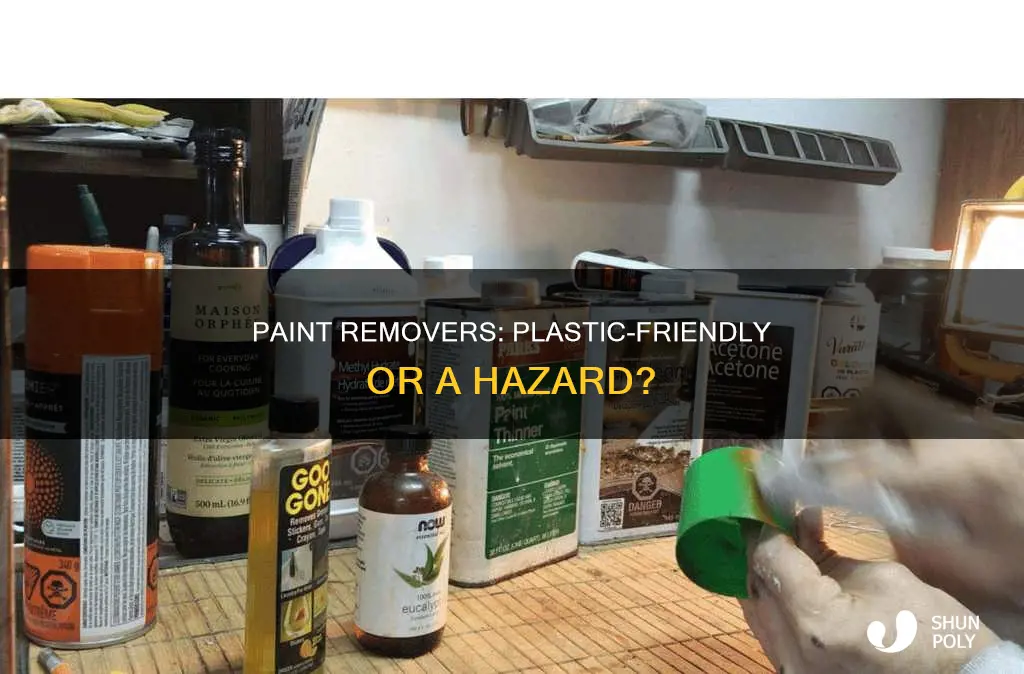 does paint remover damage plastic