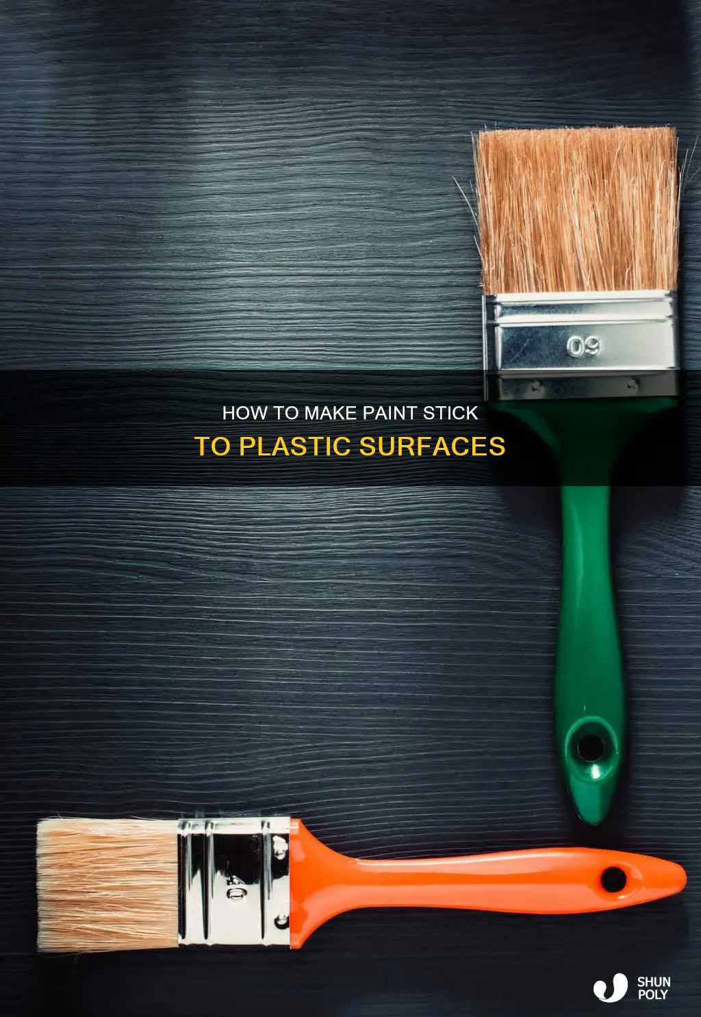 does paint stick to plastic