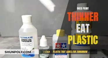 How Paint Thinner Interacts With Plastic