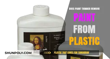 Can Paint Thinner Safely Remove Paint from Plastic Surfaces?