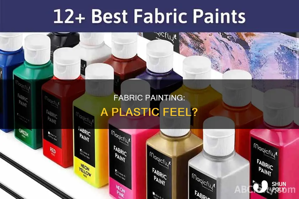 does painting fabric make it feel plastic