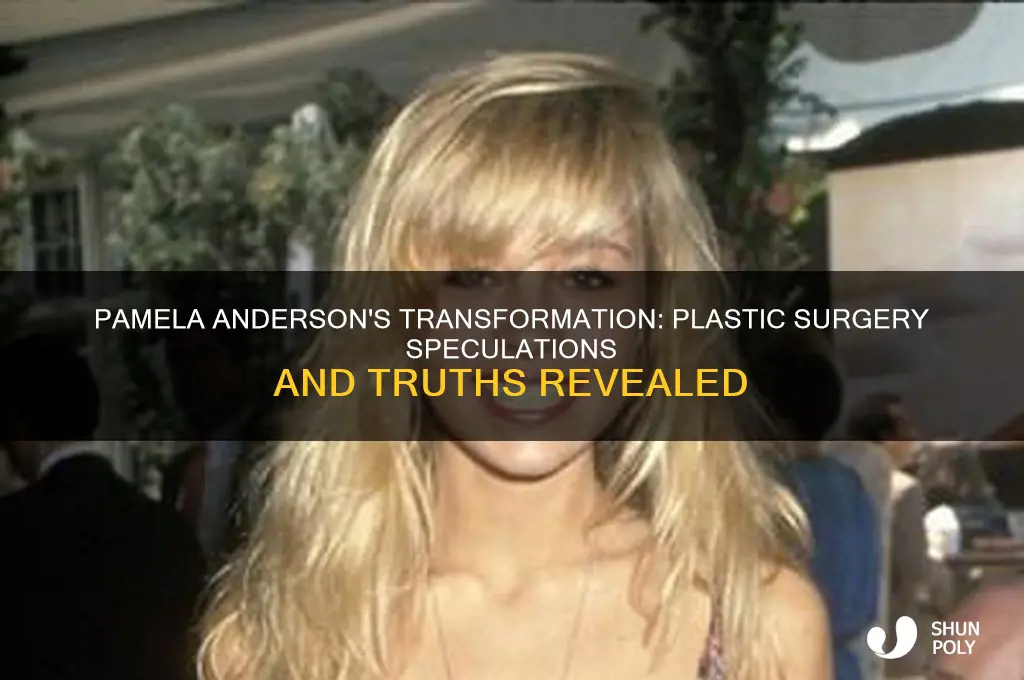 does pamela anderson have plastic surgery