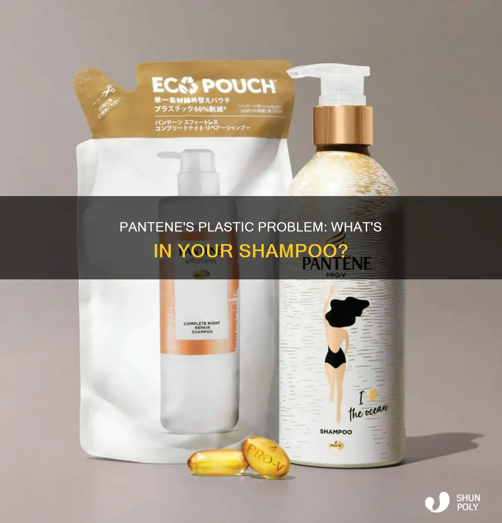 does pantene have plastic in it