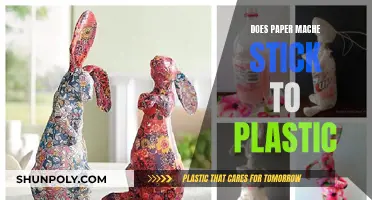 Paper Mache on Plastic: Does it Stick?