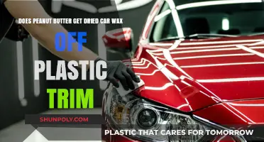 Peanut Butter Hack: Removing Dried Car Wax from Plastic Trim