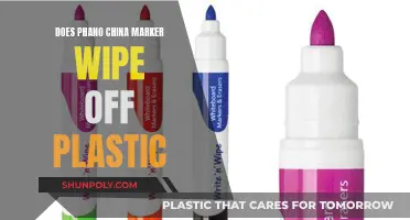 How to Remove China Marker Stains from Plastic