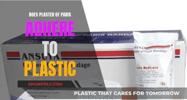 How to Adhere Plaster of Paris to Plastic Surfaces