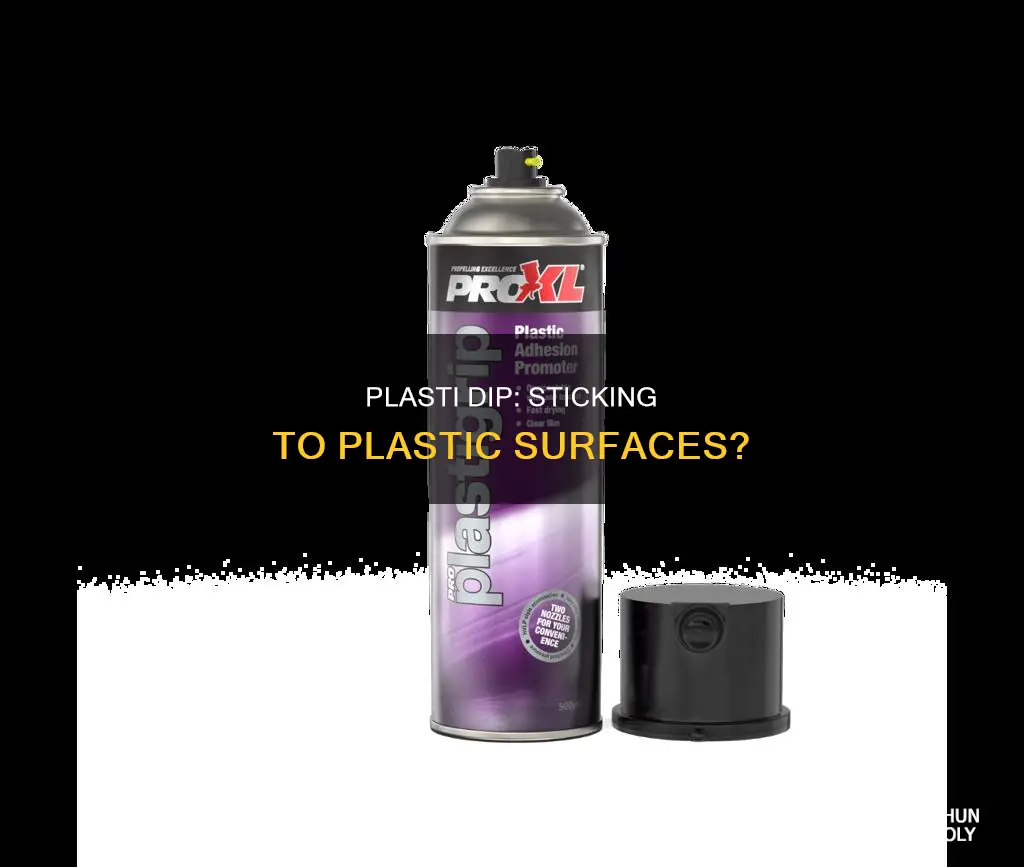 does plasti dip adhere to plastic