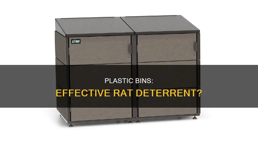 does plastic bins keep rats out