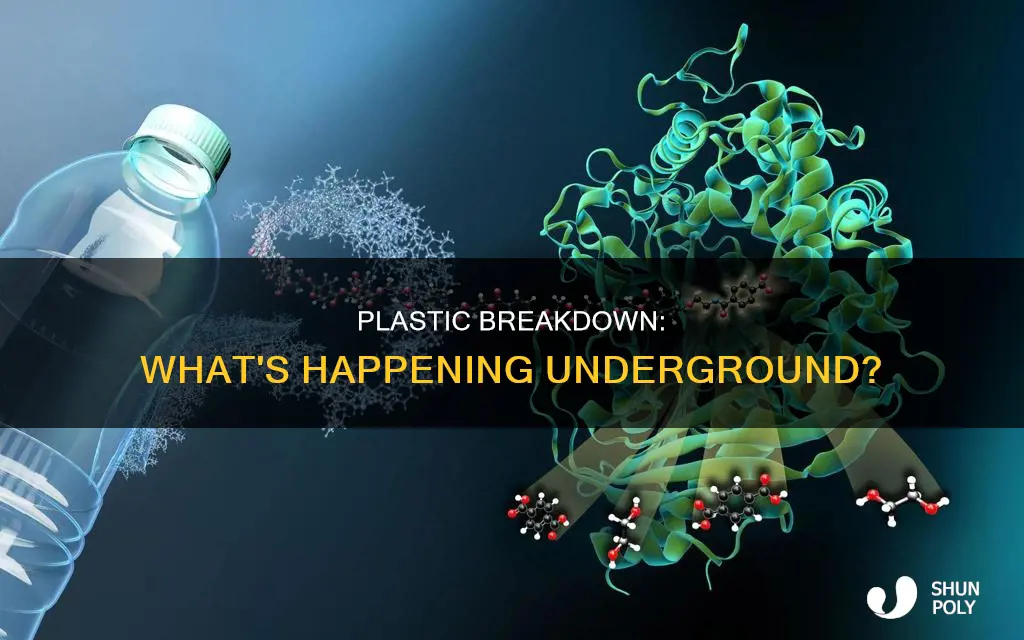 does plastic break down in ground