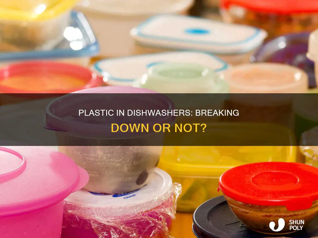 does plastic break down in the dishwasher