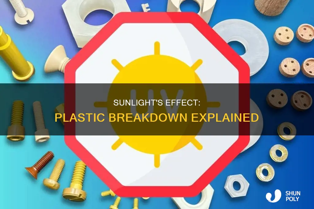 does plastic break down in the sun