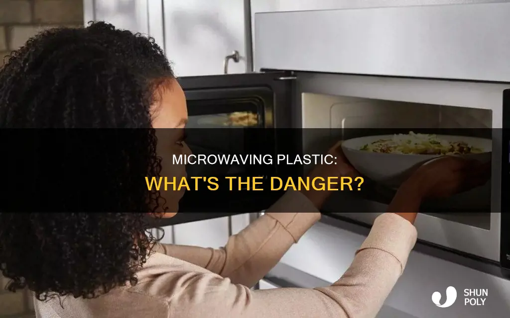 does plastic burn in the microwave