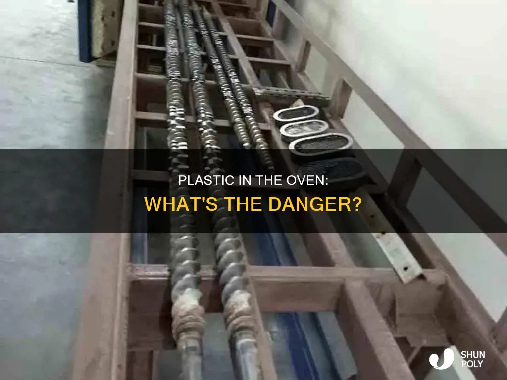 does plastic burn in the oven