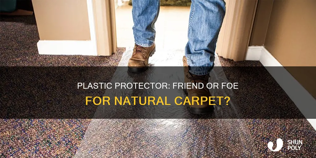 does plastic carpet protector damage natural carpet