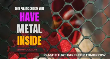 Plastic Chicken Wire: Metal Inside or Not?