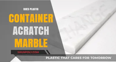 Plastic Containers: Scratching Marble Countertops?