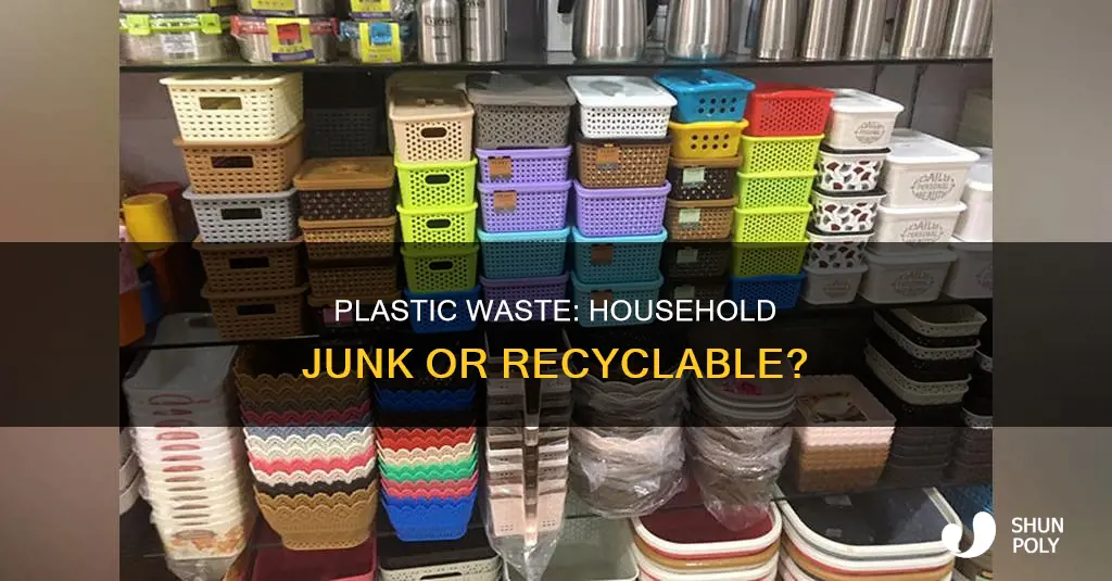 does plastic count as houeshold junk