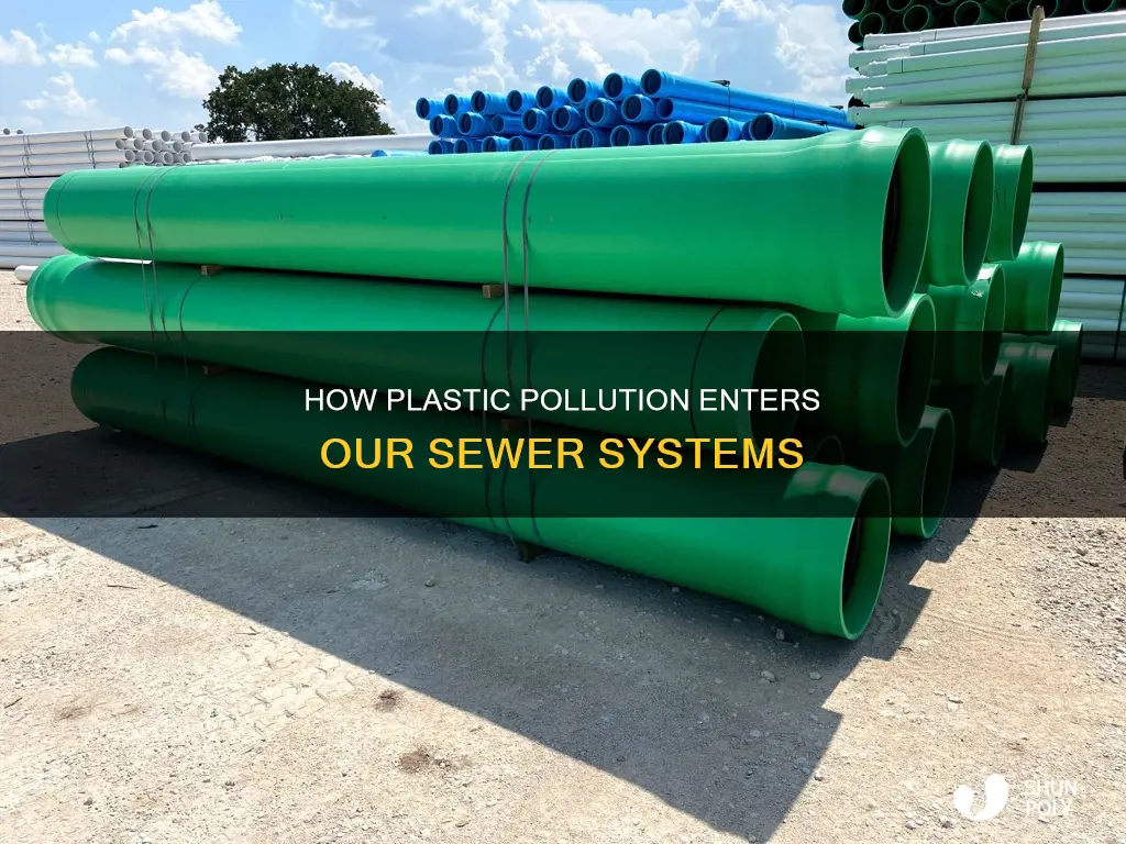 does plastic go into sewer drainage