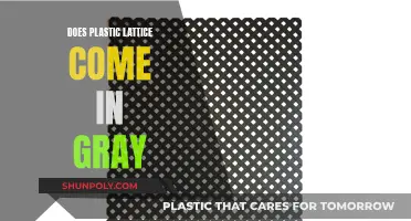 Lattice Options: Exploring Plastic in Grey