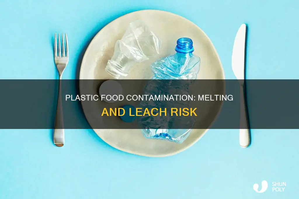 does plastic leach into food when melted