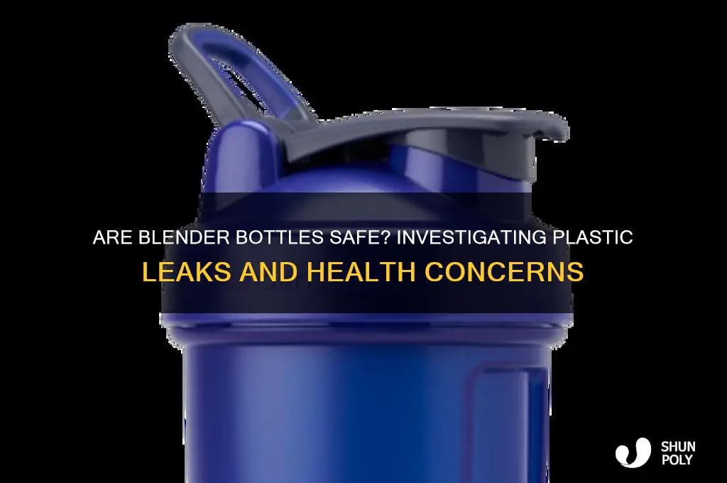 does plastic leak from blender bottles