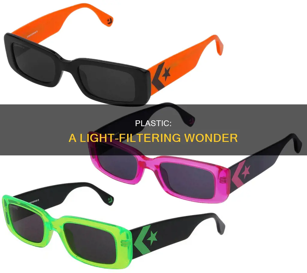 does plastic let all light through