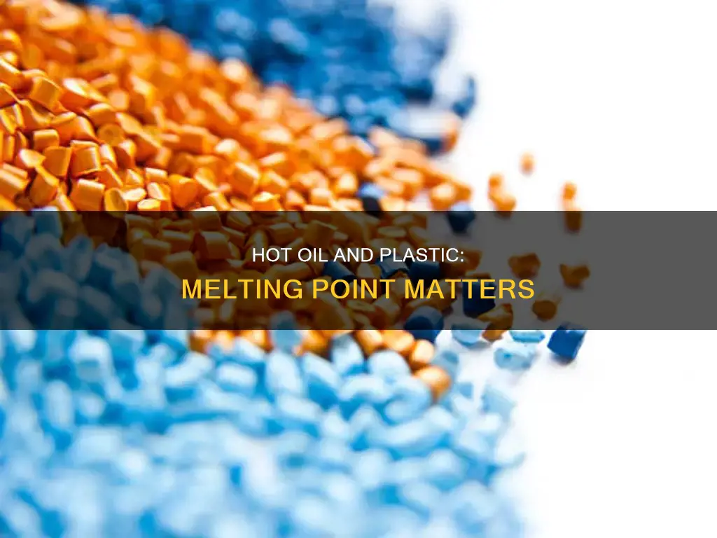 does plastic melt in hot oil