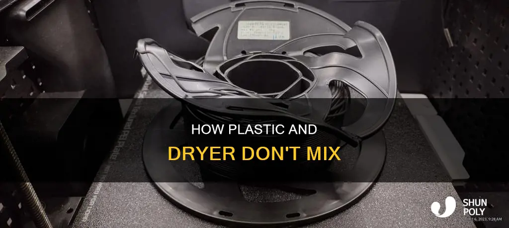 does plastic melt in the dryer