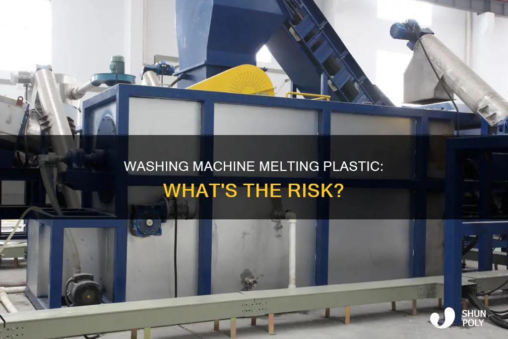 does plastic melt in the washing machine