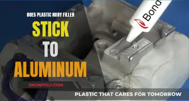 How to Stick Plastic Body Filler to Aluminum