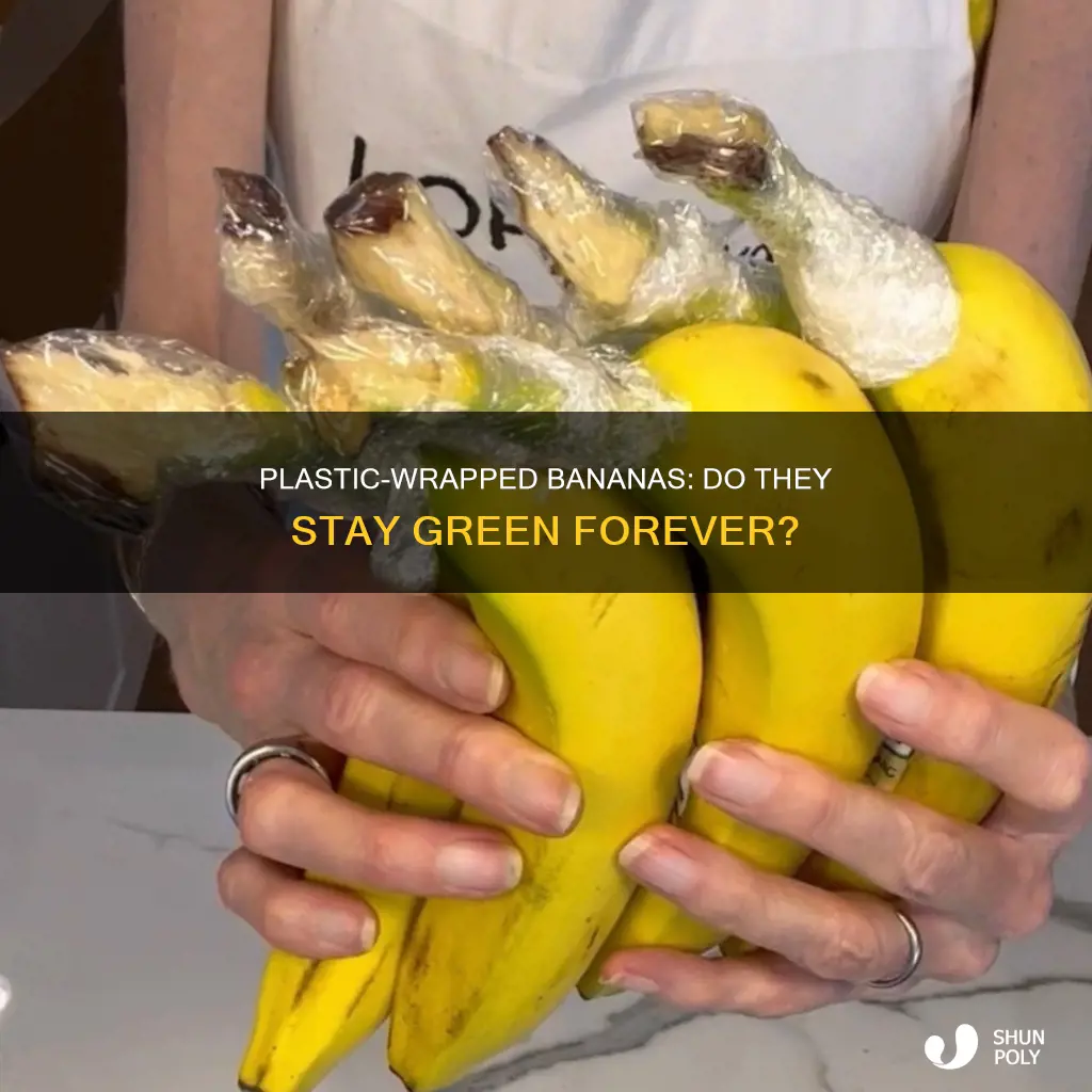 does plastic on bananas stop ripening